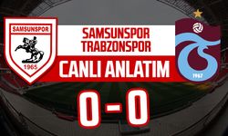 Samsunspor - Trabzonspor maçının canlı anlatımı
