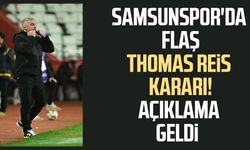 Samsunspor'da flaş Thomas Reis kararı! Açıklama geldi