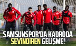 Samsunspor'da iki isimle ilgili sevindiren sakatlık gelişmesi!