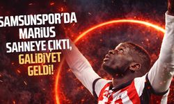 Samsunspor'da Marius sahneye çıktı, galibiyet geldi!