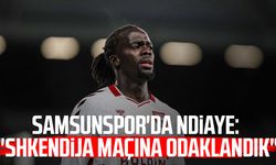 Samsunspor'da Cherif Ndiaye: "Shkendija maçına odaklandık"