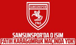Samsunspor’da Ntcham, Fatih Karagümrük maçında yok!