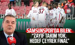 Samsunspor'da Veysel Bilen: “Zayıf takım yok, hedef çeyrek final”