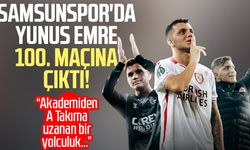 Samsunspor'da Yunus Emre Çift 100. maçına çıktı!