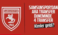 Samsunspor'dan ara transfer döneminde 4 transfer