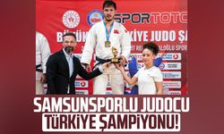 Samsunsporlu judocu Mertcan Kömpe Türkiye şampiyonu!