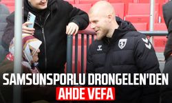 Samsunsporlu Rick van Drongelen'den ahde vefa
