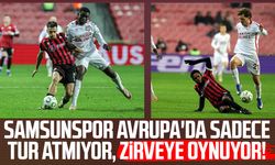 Samsunspor Avrupa'da sadece tur atmıyor, zirveye oynuyor!