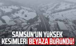 Samsun’un zirveleri beyaza büründü!