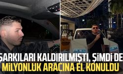 Şarkıları kaldırılmıştı, şimdi de milyonluk aracına el konuldu