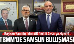 TBMM’de Samsun buluşması: Başkan Sandıkçı'dan AK Partili Aksu'ya ziyaret