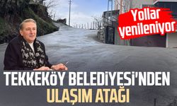 Tekkeköy Belediyesi'nden ulaşım atağı: Yollar yenileniyor