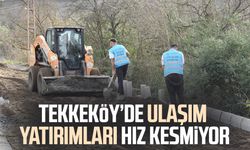 Tekkeköy’de ulaşım yatırımları hız kesmiyor