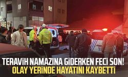 Teravih namazına giderken feci son! Olay yerinde hayatını kaybetti