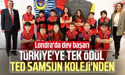 Türkiye'ye tek ödül TED Samsun Koleji'nden