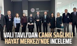 Vali Orhan Tavlı'dan Canik Sağlıklı Hayat Merkezi’nde inceleme