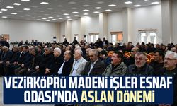 Vezirköprü Madeni İşler Esnaf Odası'nda Ahmet Aslan dönemi