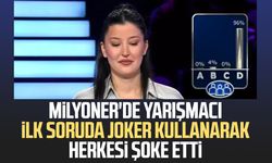 Yarışmacı ilk soruda joker kullanarak herkesi şoke etti