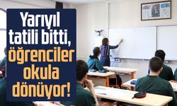 Yarıyıl tatili bitti, öğrenciler okula dönüyor!