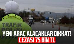 Yeni araç alacaklar dikkat! Cezası 75 bin TL