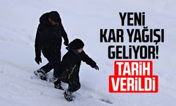 Yeni kar yağışı geliyor! Tarih verildi