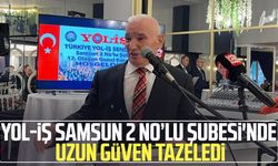 Yol-İş Samsun 2 No’lu Şubesi'nde İbrahim Uzun güven tazeledi