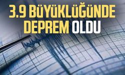 Kayseri'de 3.9 büyüklüğünde deprem oldu