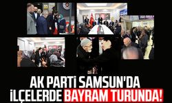 AK Parti Samsun'da ilçelerde bayram turunda!