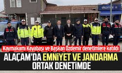 Alaçam’da emniyet ve jandarma ortak denetimde