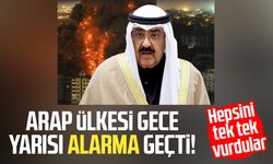 Arap ülkesi gece yarısı alarma geçti!