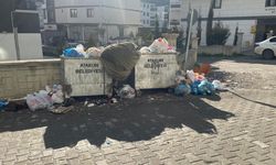 Atakum'da sokak ortasında çöp yığını! Vatandaş tepkili