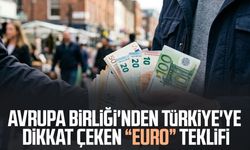 Avrupa Birliği'nden Türkiye'ye dikkat çeken "euro" teklifi