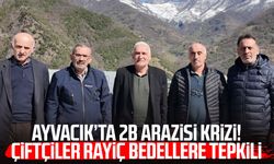 Ayvacık’ta 2B arazisi krizi! Çiftçiler rayiç bedellere tepkili