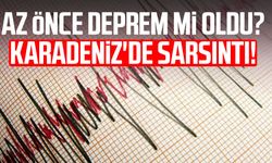 Karadeniz'de 4.3 büyüklüğünde deprem!