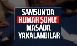Samsun'da kumar şoku! Masada yakalandılar