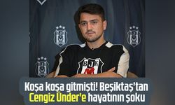 Koşa koşa gitmişti! Beşiktaş'tan Cengiz Ünder'e hayatının şoku