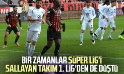 Bir zamanlar Süper Lig'i sallayan o takım 1. Lig'den de düştü