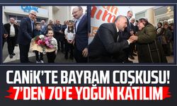 Canik’te bayram coşkusu! 7’den 70’e yoğun katılım