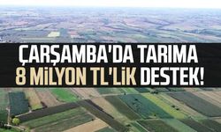 Çarşamba'da tarıma 8 milyon TL'lik destek!