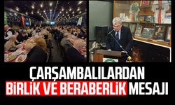 Çarşambalılardan birlik ve beraberlik mesajı