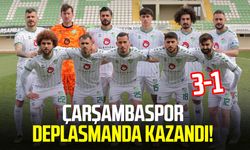 Çarşambaspor deplasmanda kazandı: 3-1
