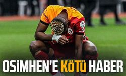 Galatasaray'ın yıldızı Osimhen'e kötü haber