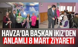 Havza'da Başkan Murat İkiz’den anlamlı 8 Mart ziyareti