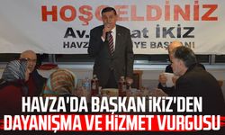 Havza'da Başkan Murat İkiz'den dayanışma ve hizmet vurgusu
