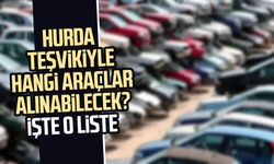 Hurda teşvikiyle hangi araçlar alınabilecek? İşte o liste