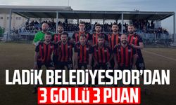 Ladik Belediyespor’dan 3 gollü 3 puan