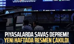 Piyasalarda savaş depremi! Yeni haftada resmen çakıldı