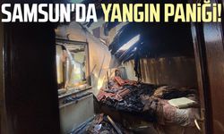 Samsun Alaçam'da yangın paniği!