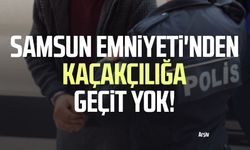 Samsun Emniyeti'nden kaçakçılığa geçit yok!