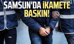 Samsun İlkadım'da ikamete baskın!